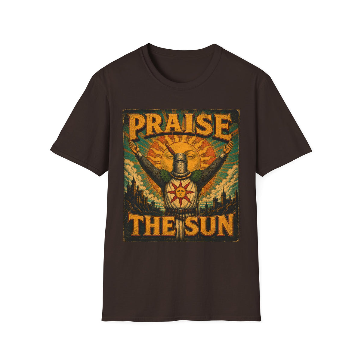 Praise the Sun T-Shirt — Dark Souls-Inspired Gaming Tee