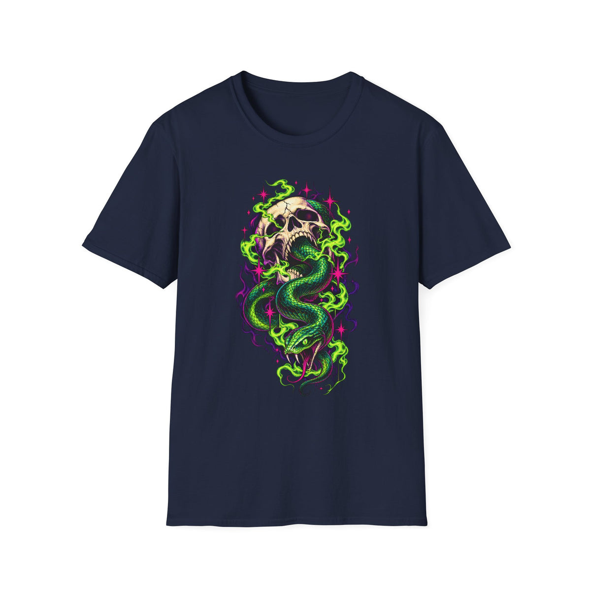 Dark Mark | Skull & Neon Snake Harry Potter T-Shirt