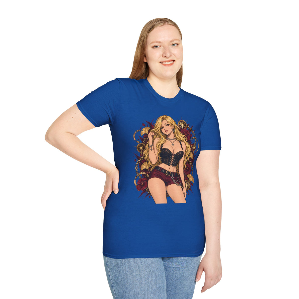 Blonde Bombshell | Japanese Anime Style Pin up Girl