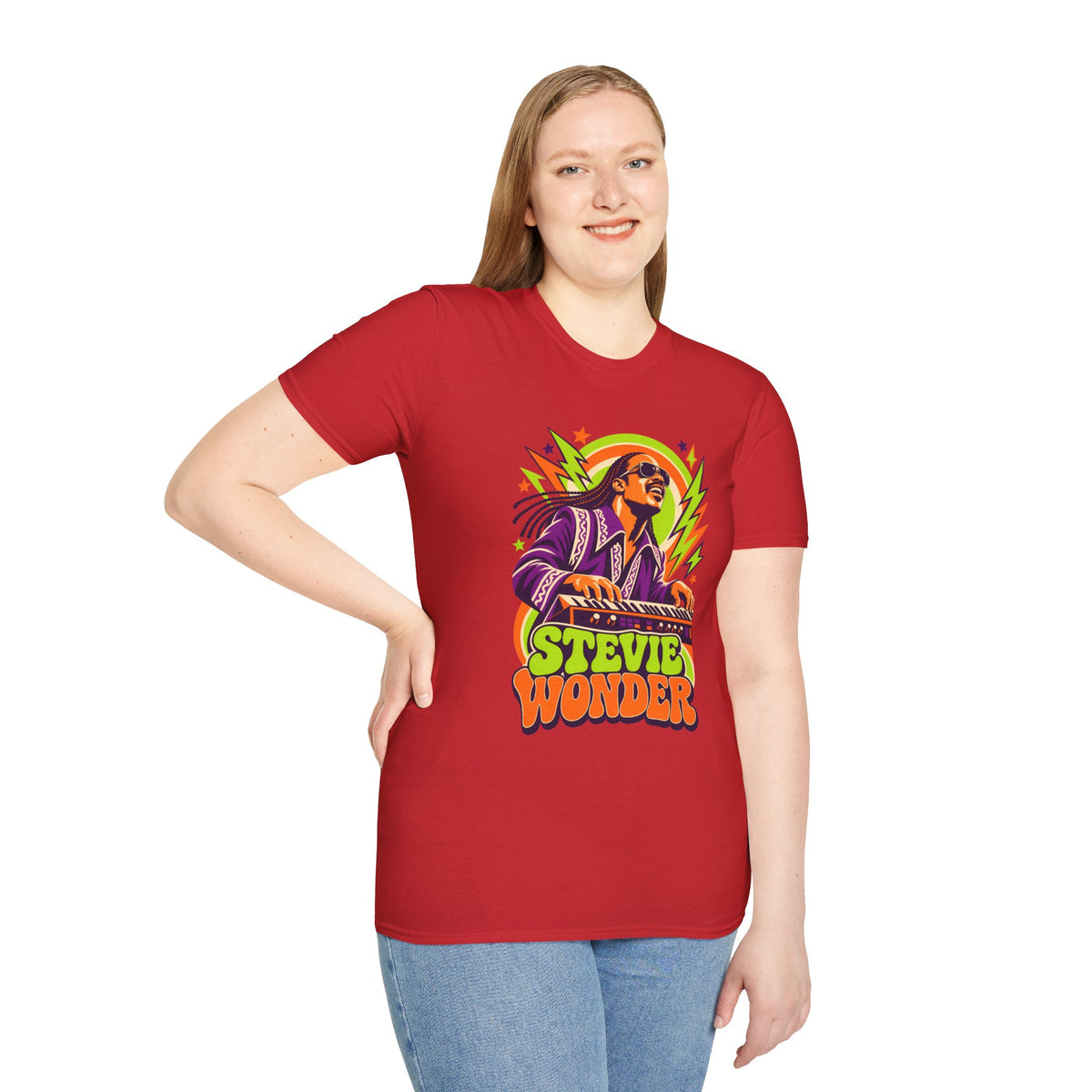 Retro Music Legend Stevie Wonder Graphic Tee