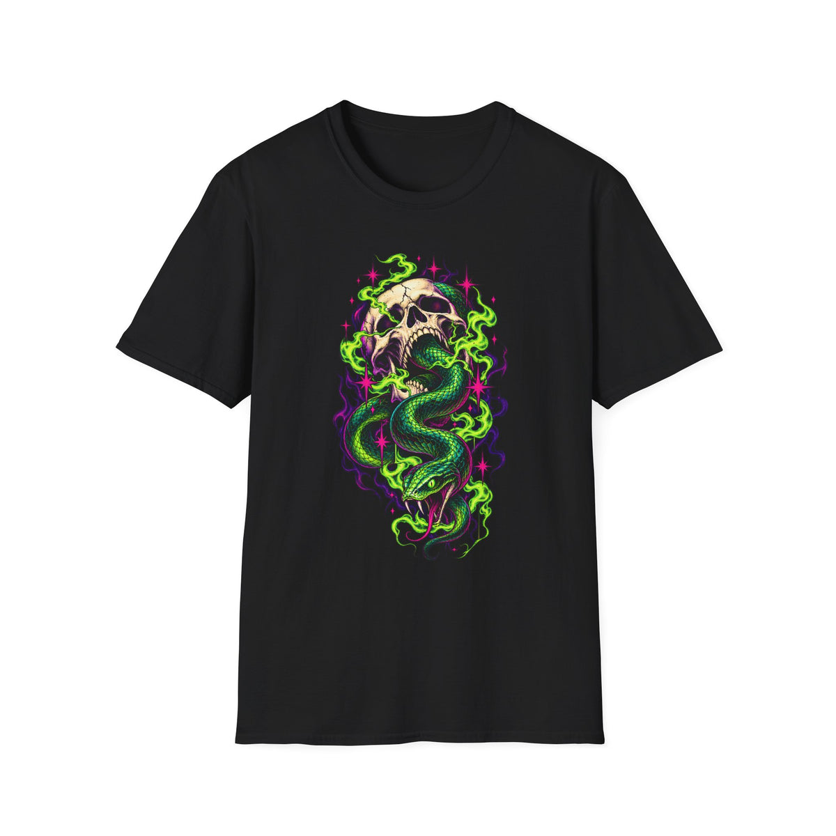 Dark Mark | Skull & Neon Snake Harry Potter T-Shirt