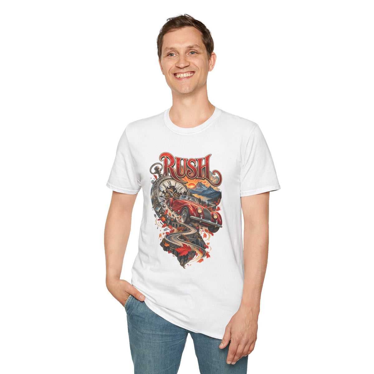 Rush | Prog Band | Red Barchetta | Graphic T-Shirt