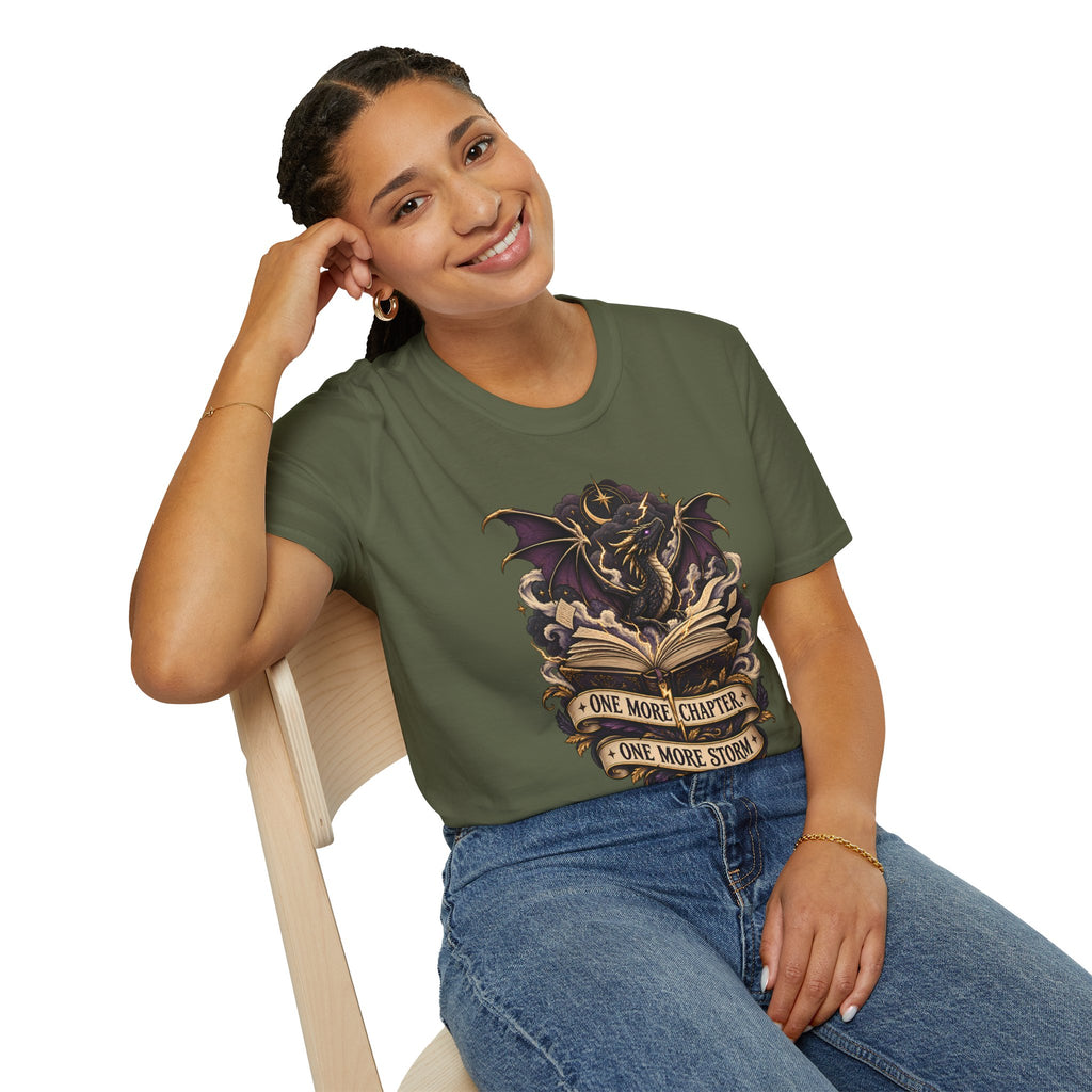 One More Chapter | Onyx Storm Inspired Book Readers Dragon T-Shirt