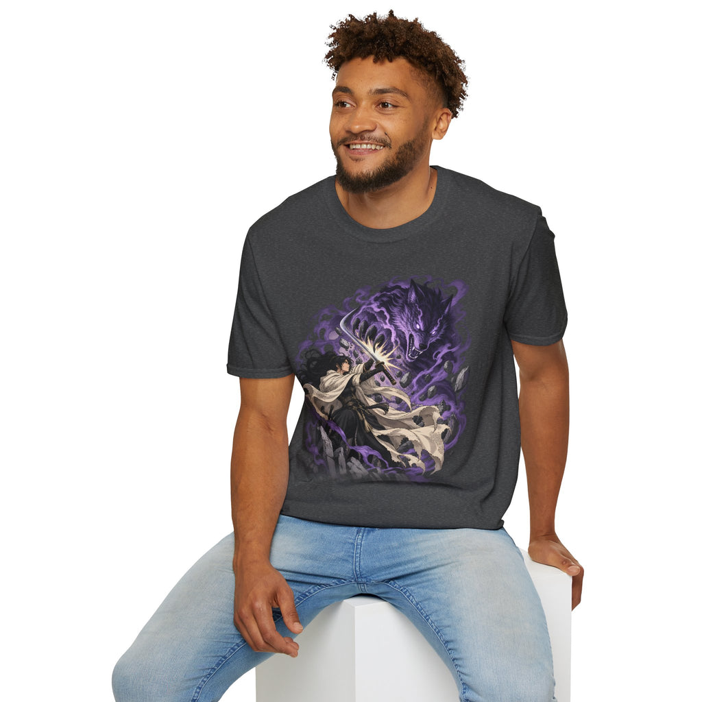 Trial of the Wolf | Samurai Anime Storm Warrior T-Shirt