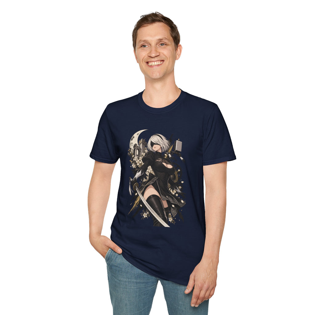 2B | Nier Automata | Anime Swordgirl Pin Up T-Shirt