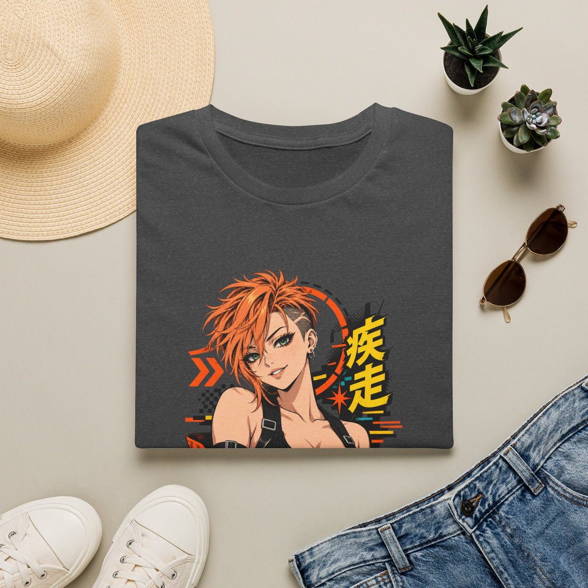 Amber | Anime Punk Sexy Pin Up Girl T-Shirt