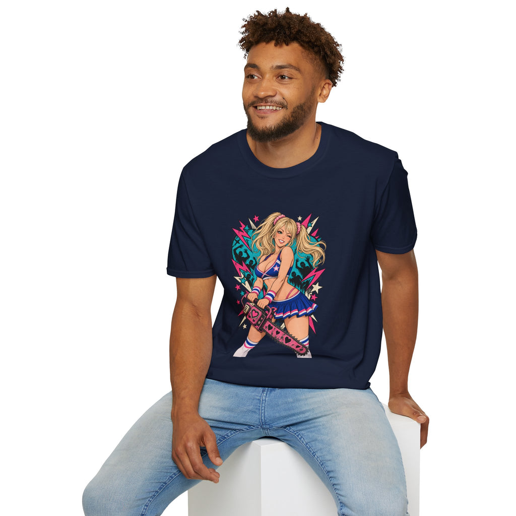 Juliet Starling | Lollipop Chainsaw | Zombie Game | Sexy Pin Up Girl T Shirt
