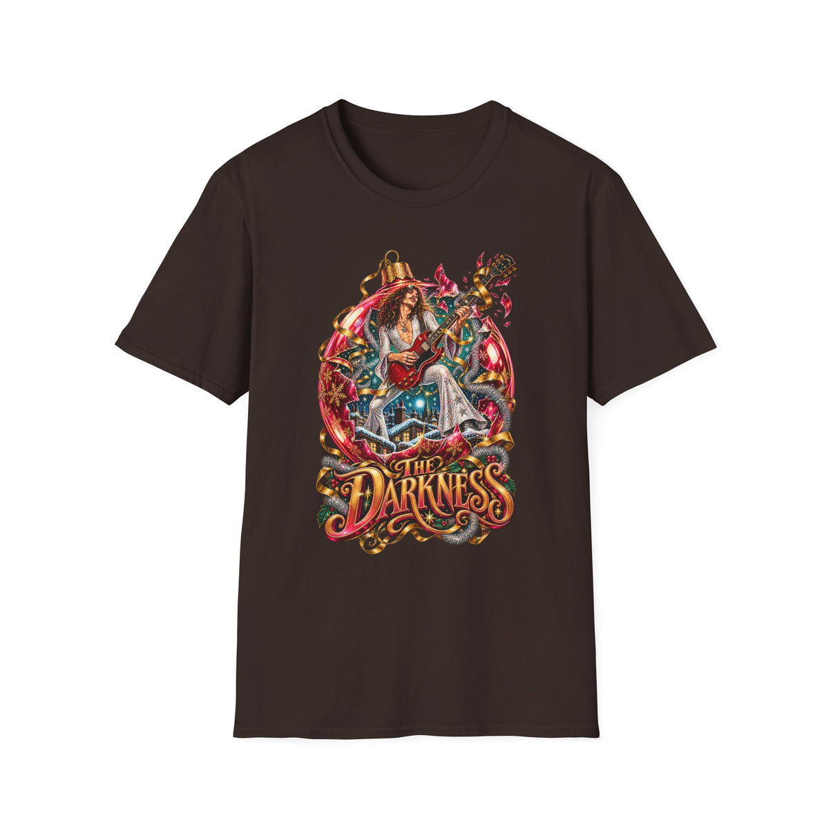 The Darkness | Christmas Glam Rock Band T-Shirt