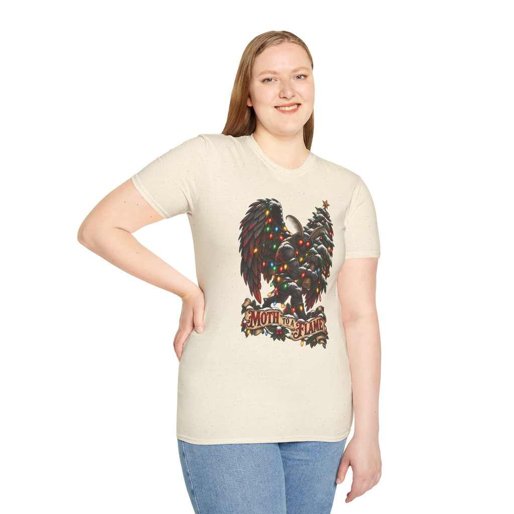 Moth to a Flame | Mothman | Christmas T Shirt