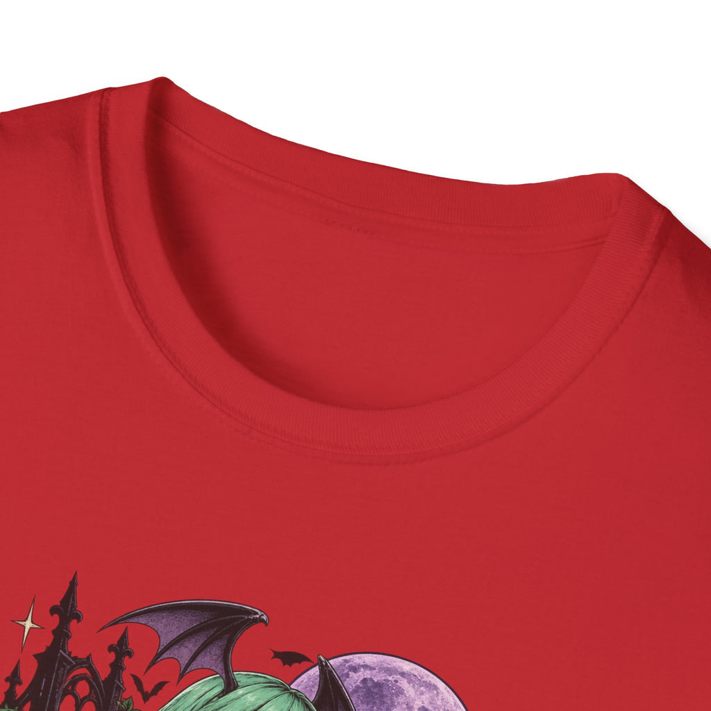 Morrigan | Sexy Succubus Pin Up Girl | Gothic Sorceress Halloween Gamer T-Shirt