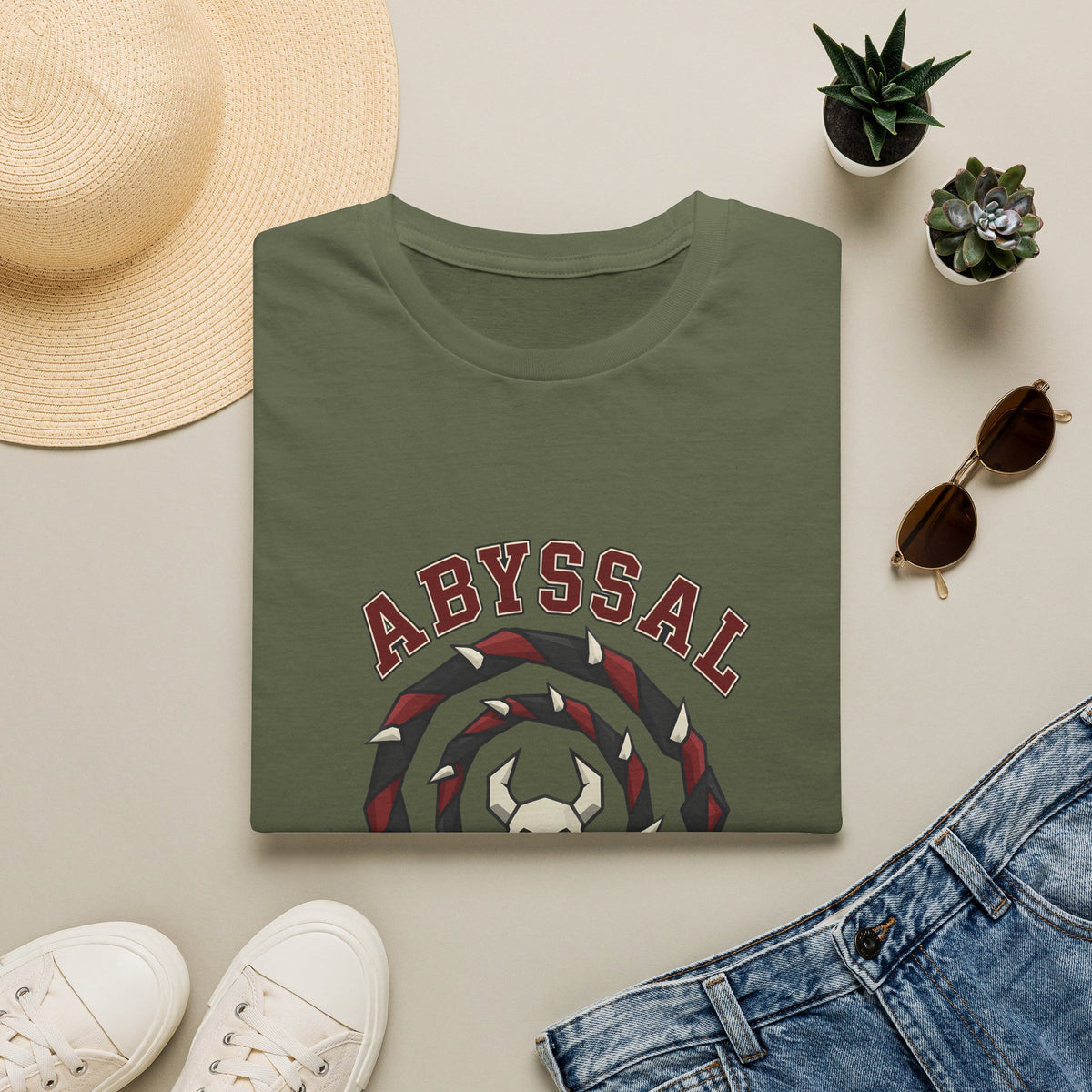 Abyssal Athletic Club T‑Shirt Runescape/OSRS Inspired Abyssal Whip