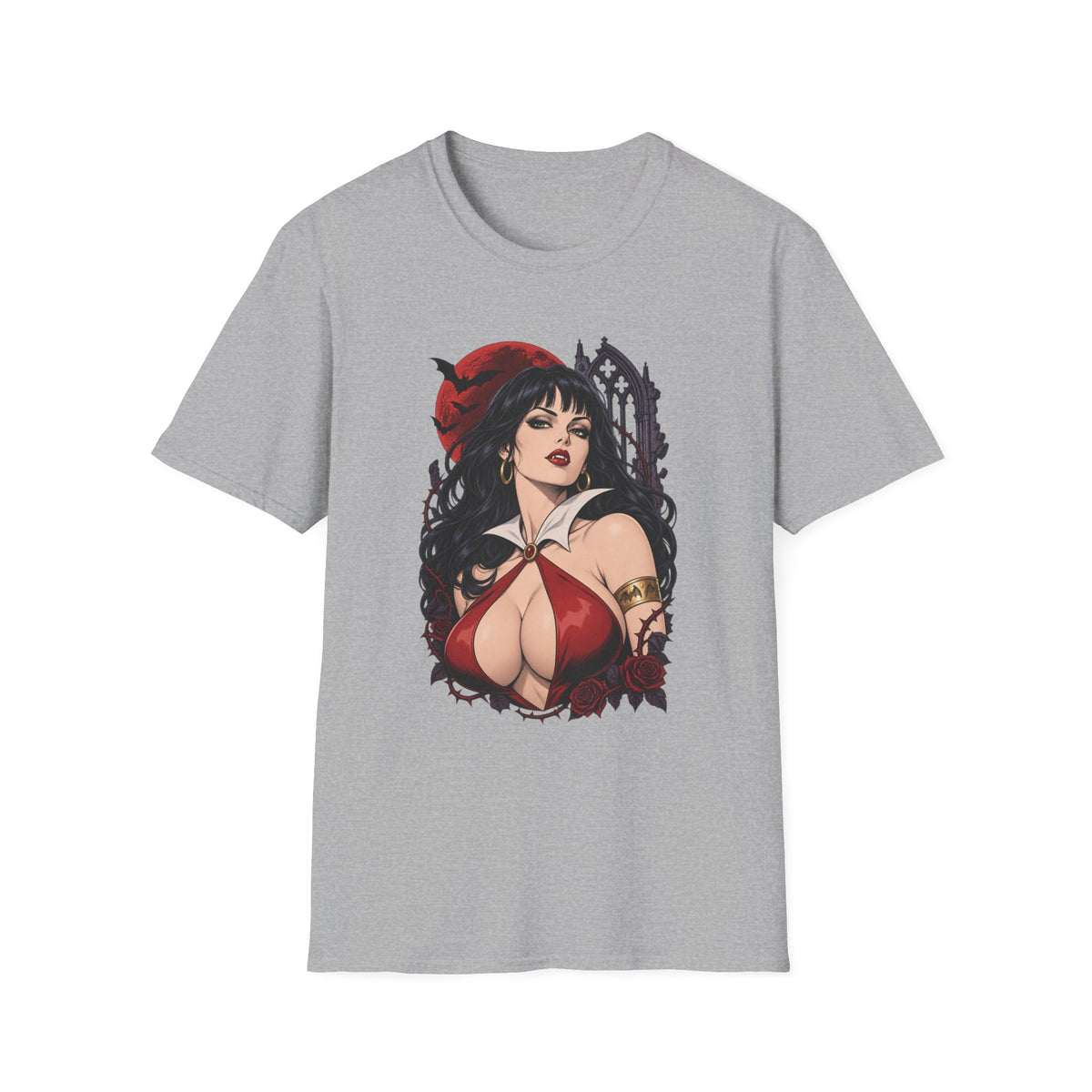 Vampirella | Sexy Halloween Vampire Pin Up Girl Sorceress Graphic T-Shirt