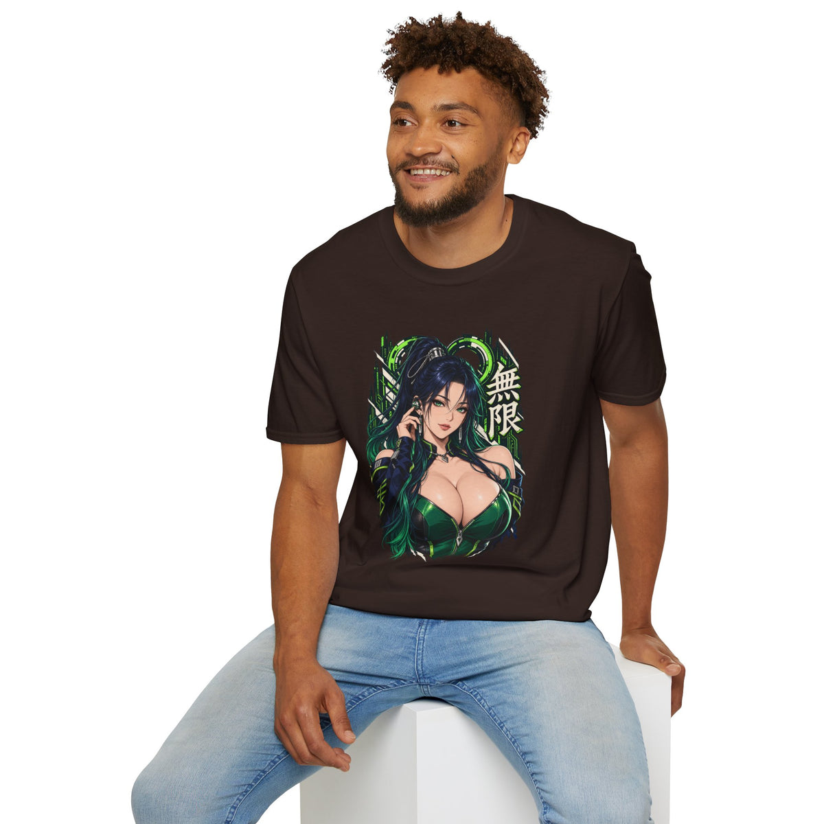 Infinity | Sexy Anime Ninja Pin Up Woman Graphic T-Shirt
