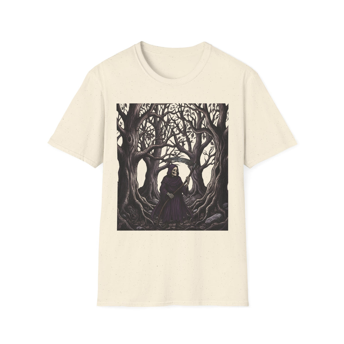 Roam the Woods - T-Shirt, Gothic / Dark Fantasy Grim Reaper Design