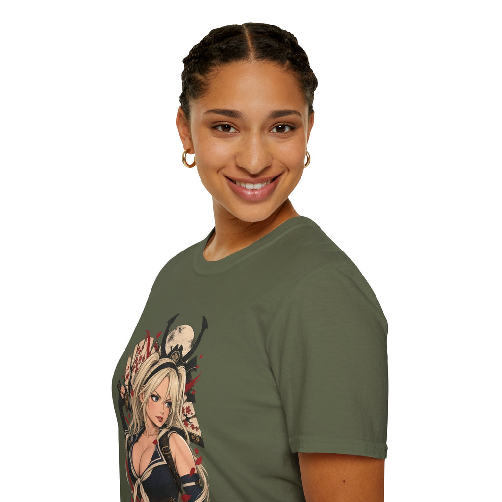 Babydoll | Samurai Anime Sexy Pin Up Girl Graphic T-Shirt