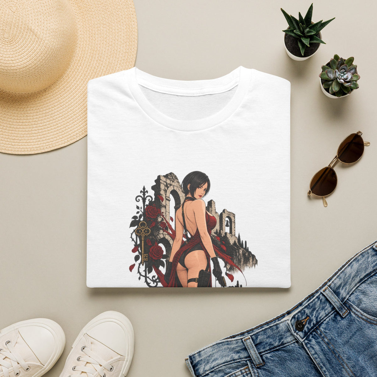 Ada Wong | Resident Evil | Pinup Girl T-Shirt