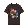 Elemental Battle | Fire vs Ice | Ninja Japanese Fantasy T-Shirt