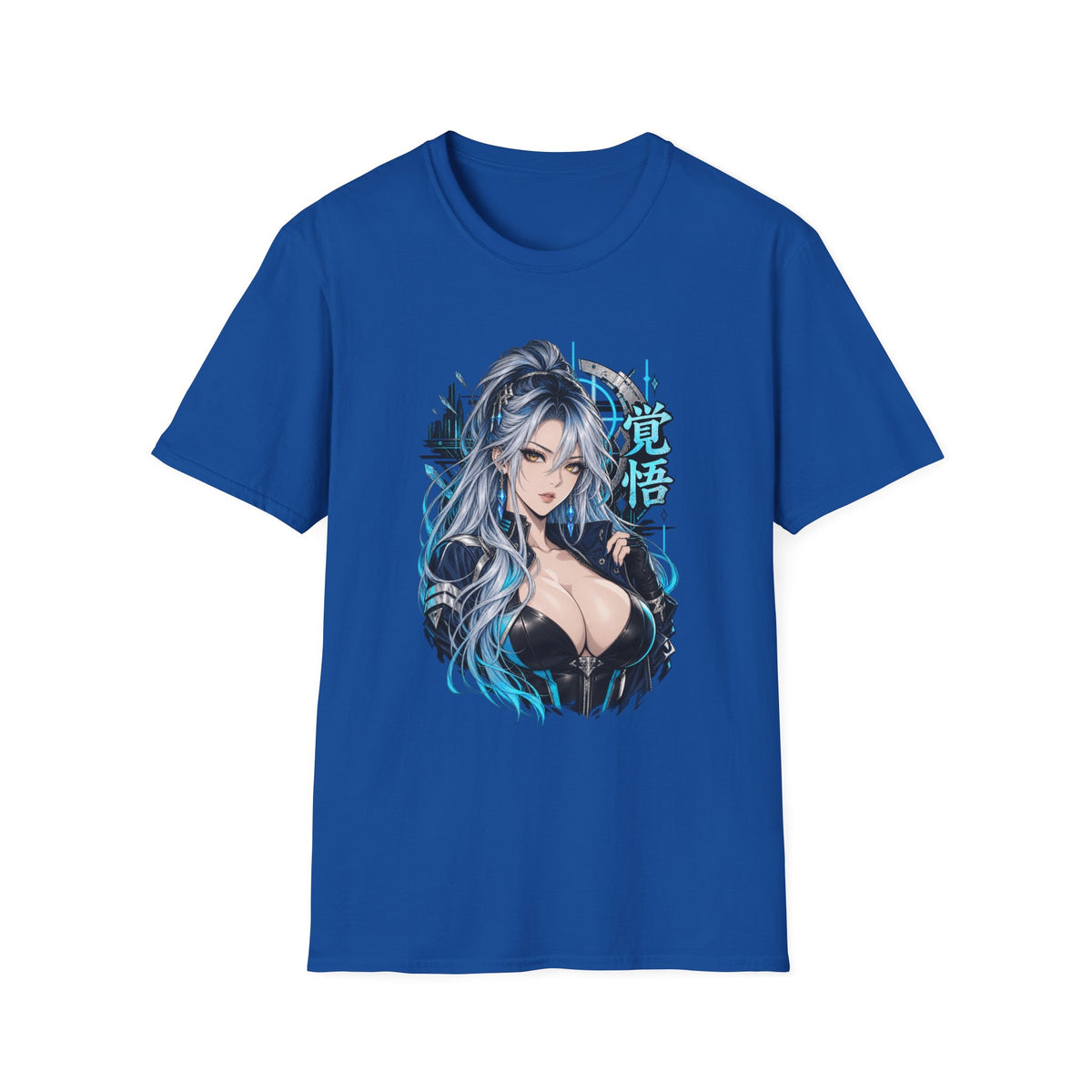 Angel | Sexy Cyberpunk Anime Sorceress Pin Up Girl | Waifu Graphic T-Shirt