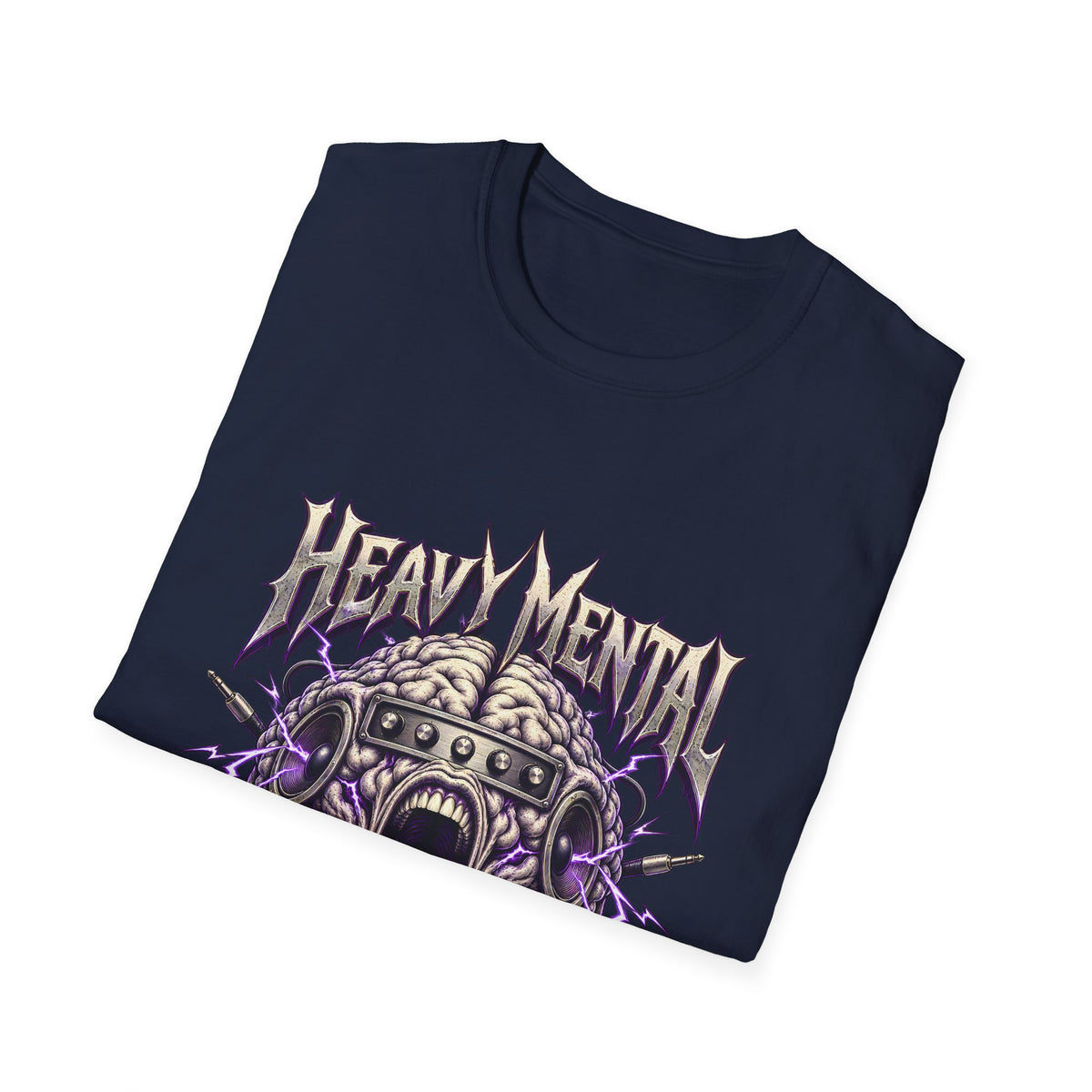 Heavy Mental T-Shirt | Live In My Head' Metal Graphic Tee