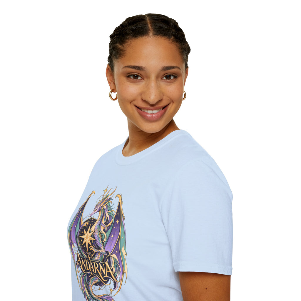 Andarna | Onyx Storm Dragon Graphic T-Shirt | Book Inspired