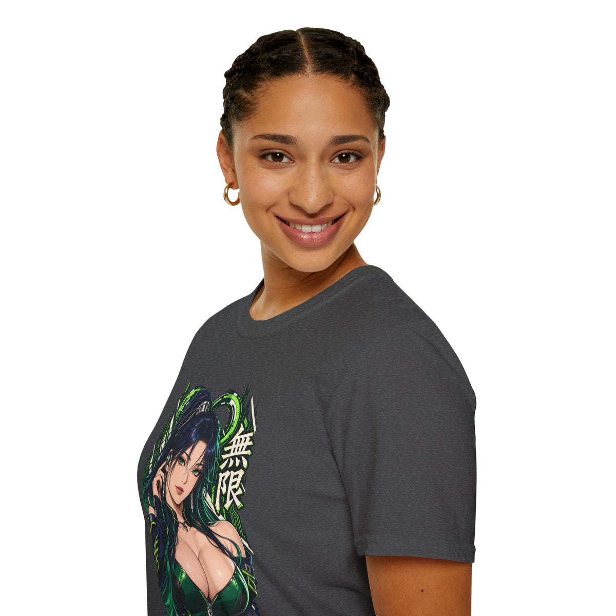 Infinity | Sexy Anime Ninja Pin Up Woman Graphic T-Shirt