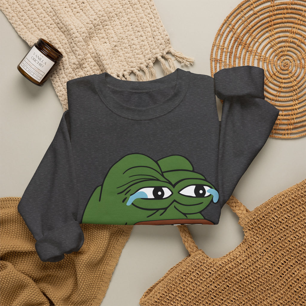 Pepe Frog Laughing Crewneck Sweatshirt