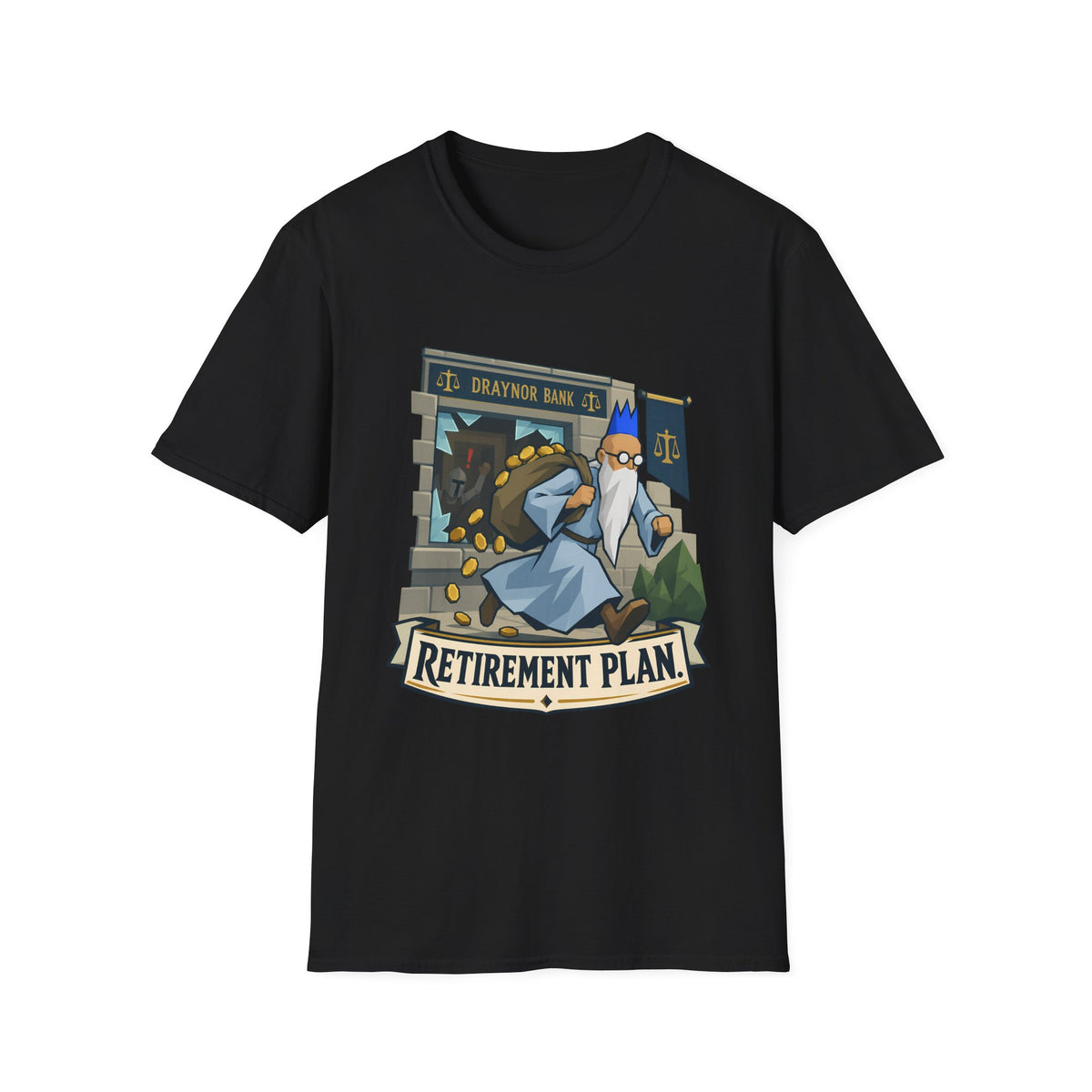 Retirement Plan Wise Old Man OSRS / Runescape T-Shirt
