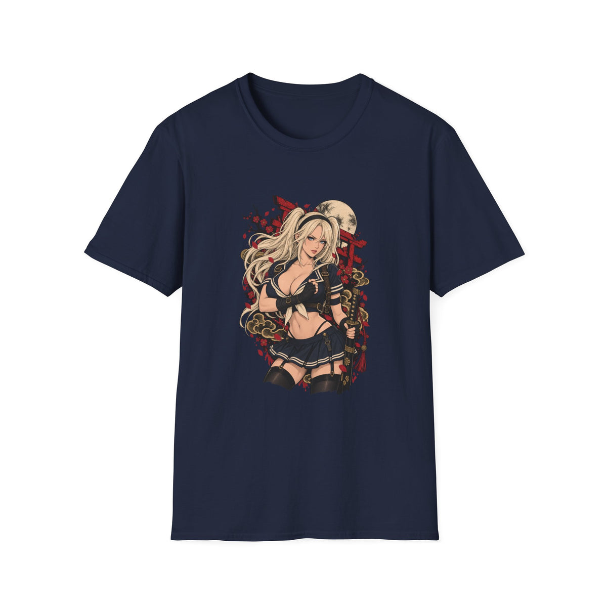 Babydoll | Pinup Japanese Anime Samurai Girl | Sucker Punch T-Shirt