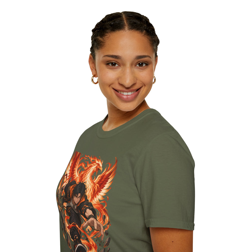 The Phoenix Warrior | Japanese Style | Anime Ninja T Shirt