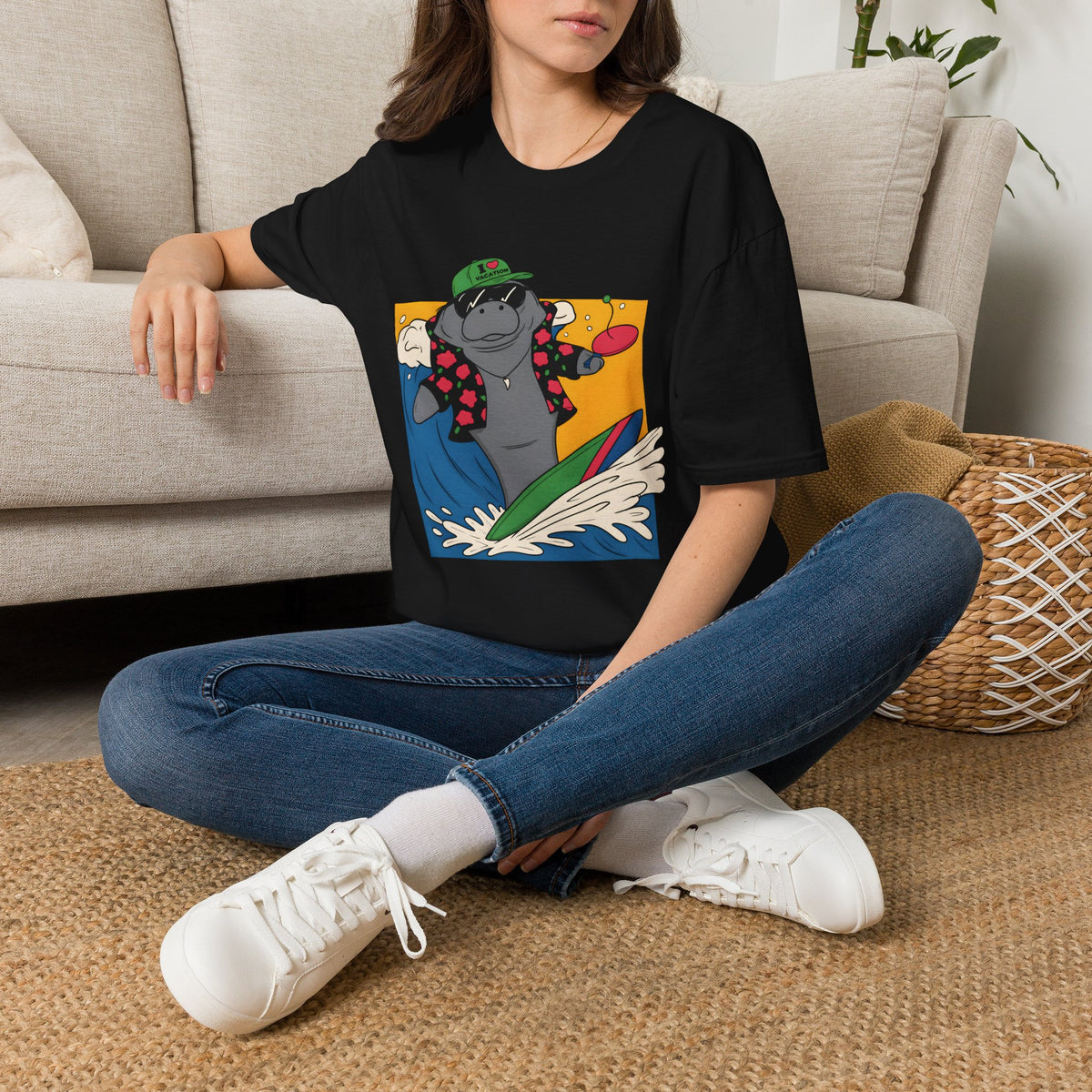 GTA 6 Inspired Jasons Summer Manatee T‑Shirt