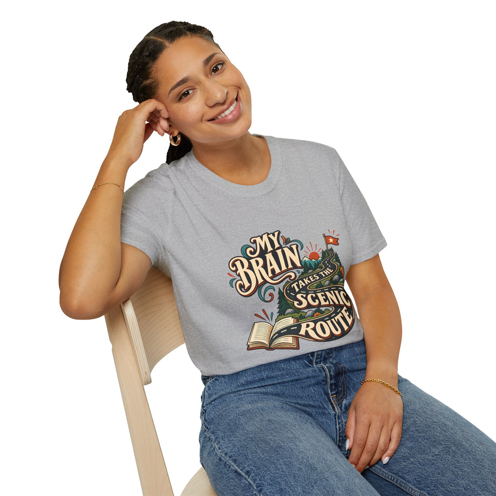 The Scenic Route | A Beautifully Different Mind | Neurodivergent Shirt
