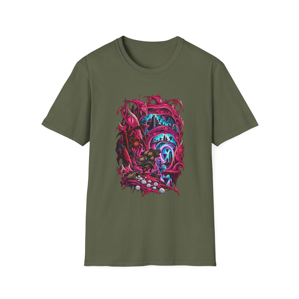 Abyssal Runecrafting | OSRS | Runescape | Psychedelic Portal Graphic T-Shirt