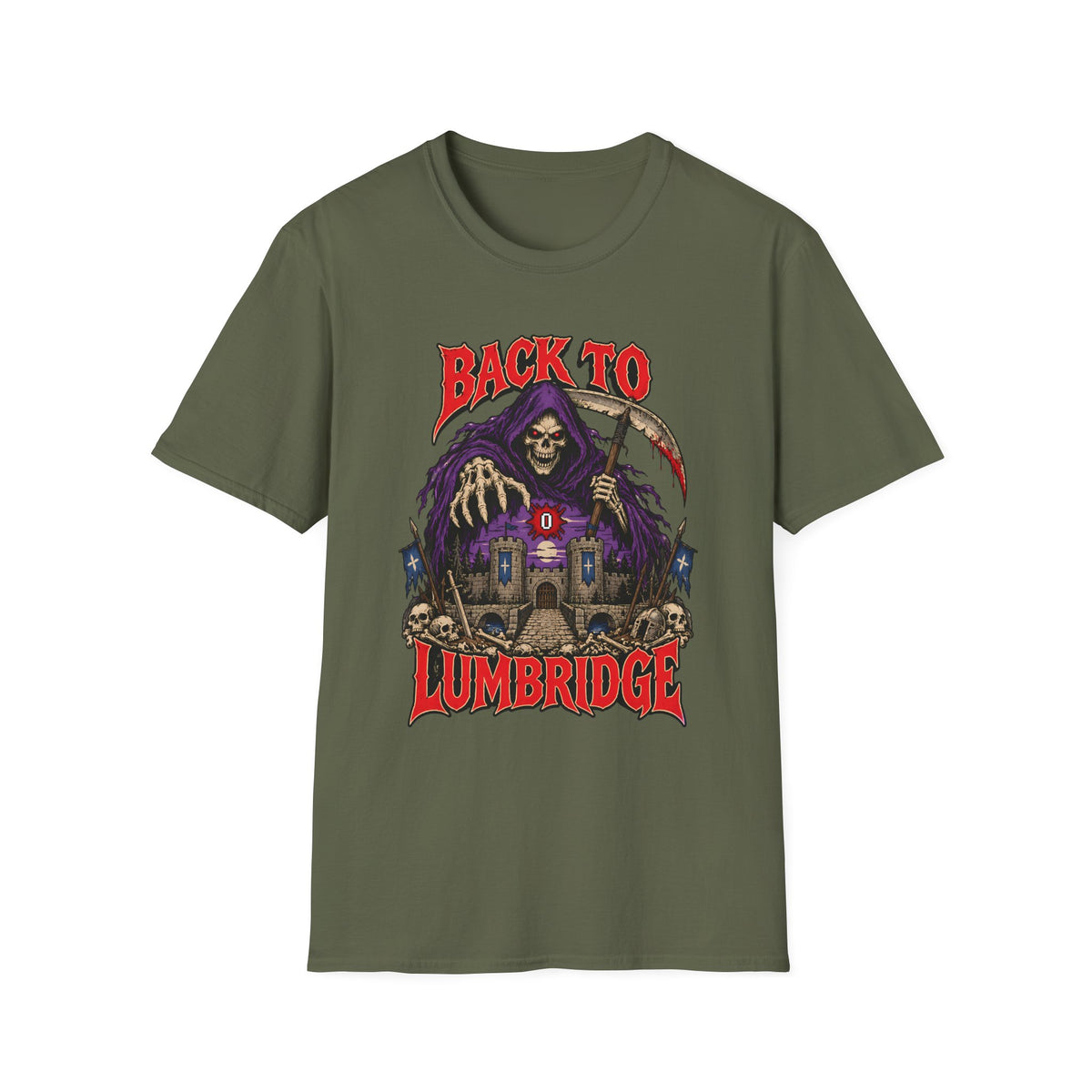 Back to Lumbridge T-Shirt OSRS Runscape Grim Reaper Shirt