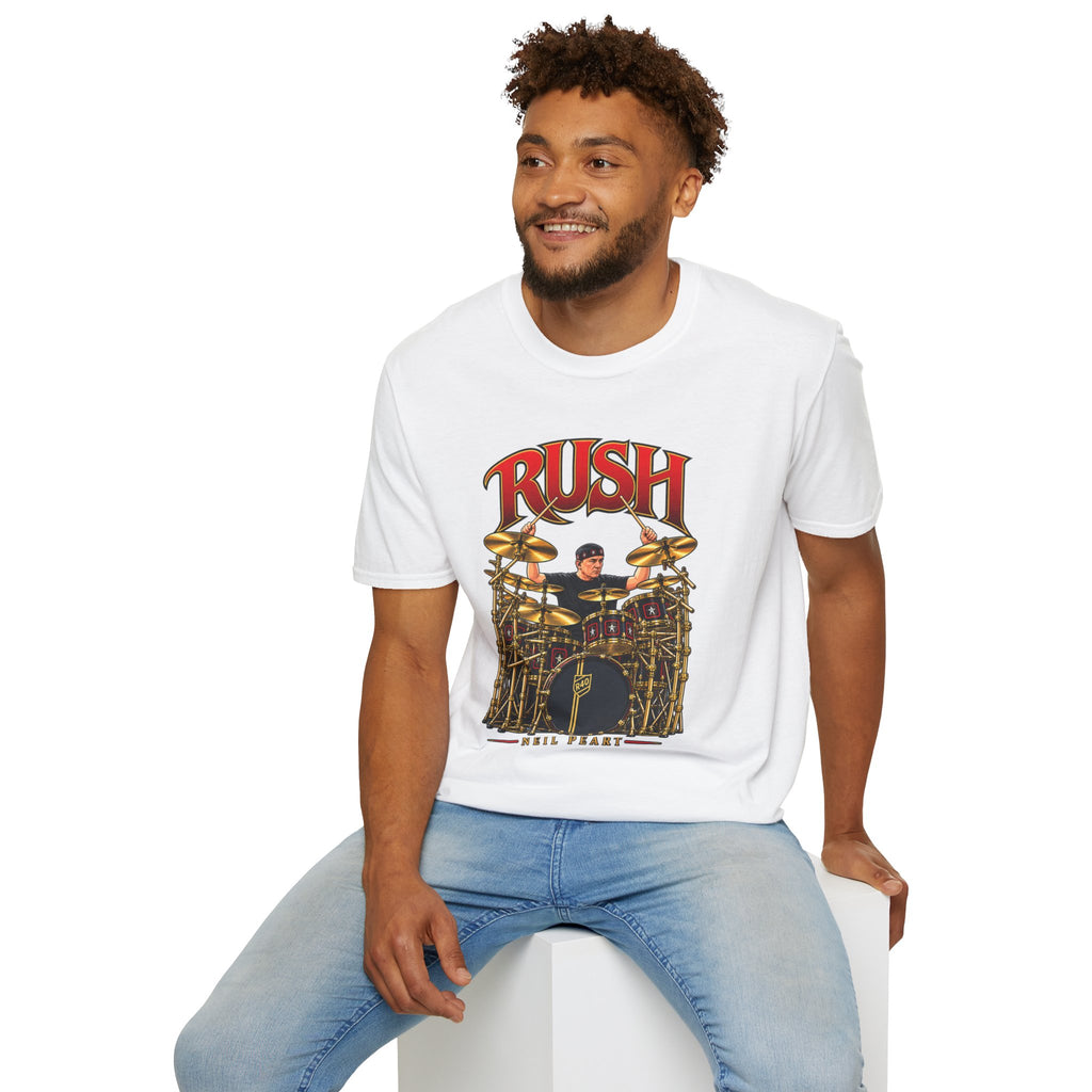 Rush | Neil Peart Drum Solo | Prog Rock Drummer Graphic T-Shirt