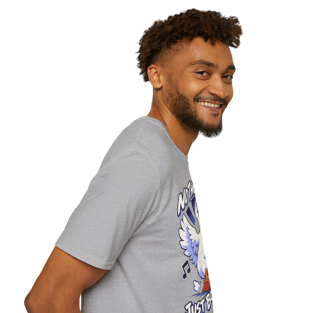 Cute Goose | No Thoughts, Just Boss Music T Shirt