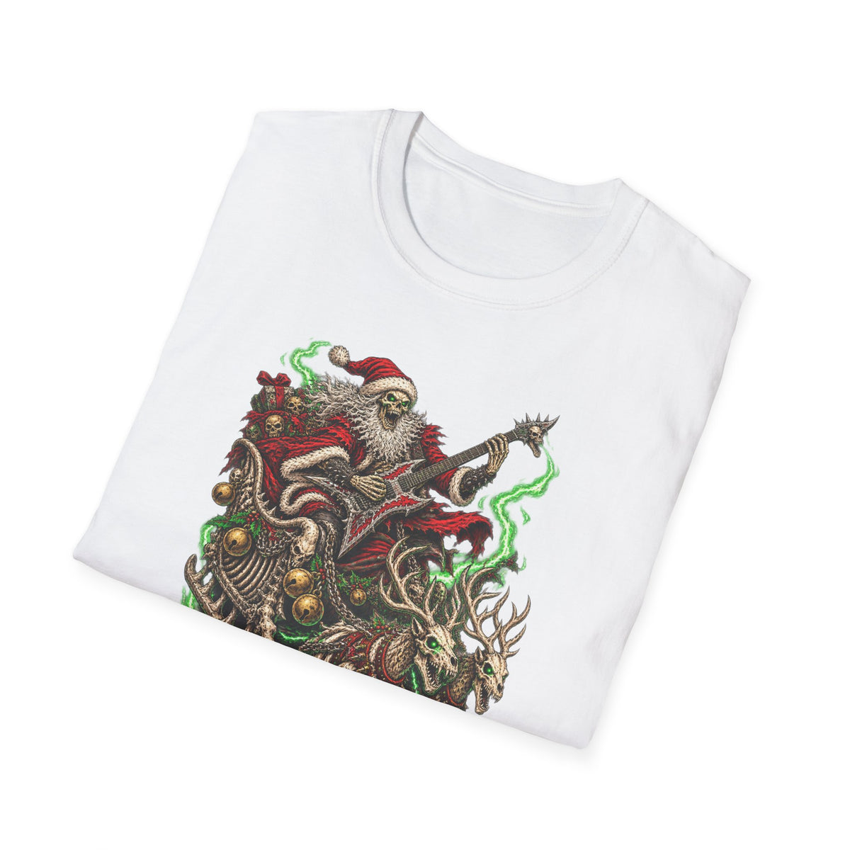 Slay Bells | Santa Clauses Horror Christmas T-Shirt