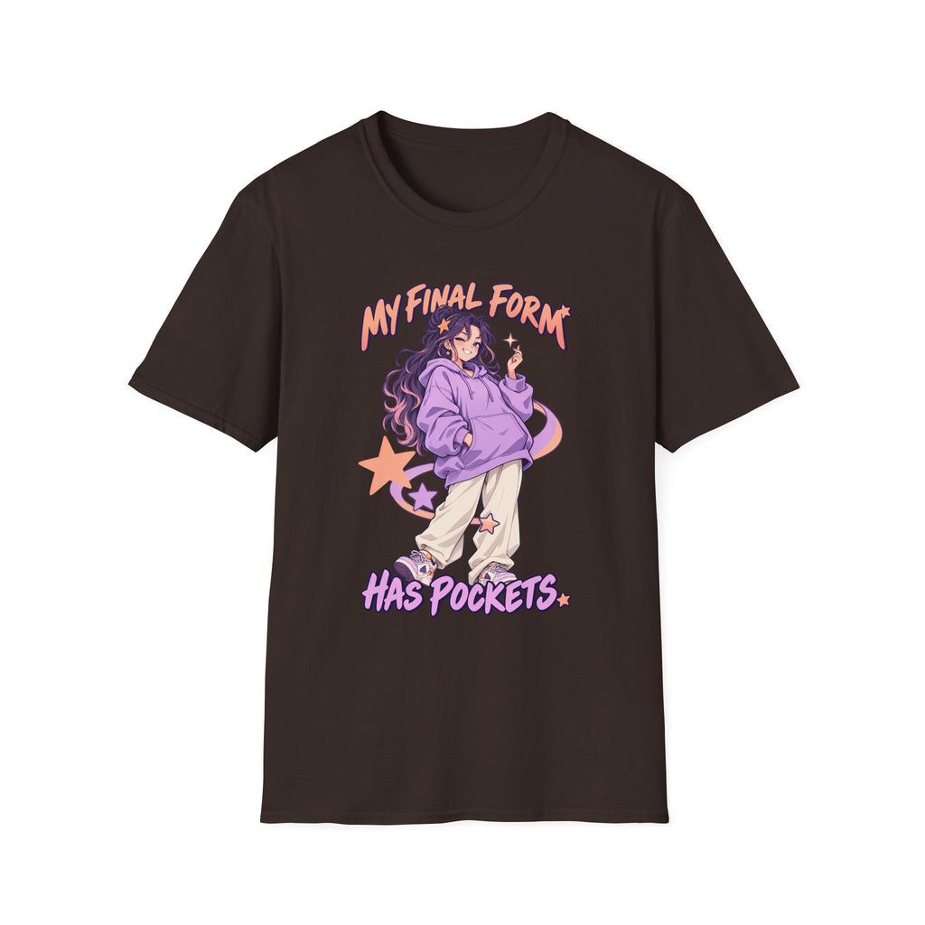 My Final Form Has Pockets | Cute Anime Girl Graphic Tee