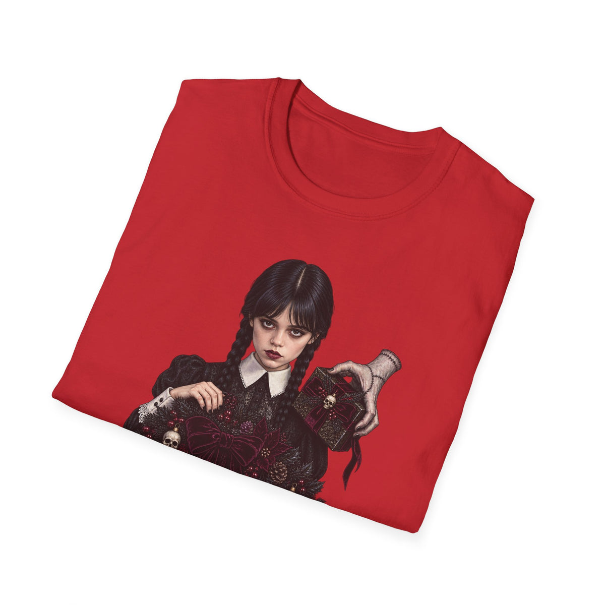 Wednesday Addams | Gothic Chrismtas Portrait T-Shirt