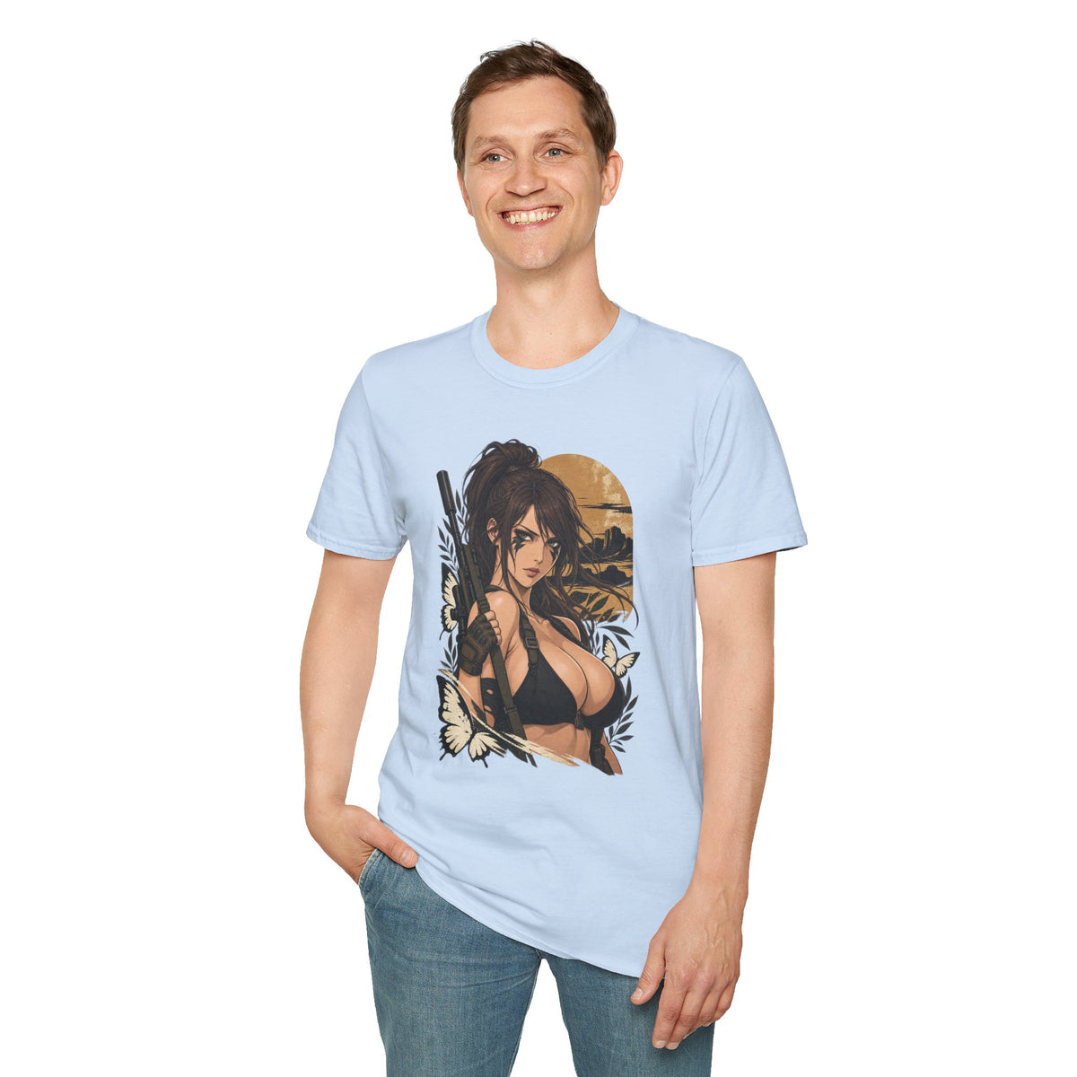 Quiet | Metal Gear | Anime Style Pin Up Gamer Girl T Shirt