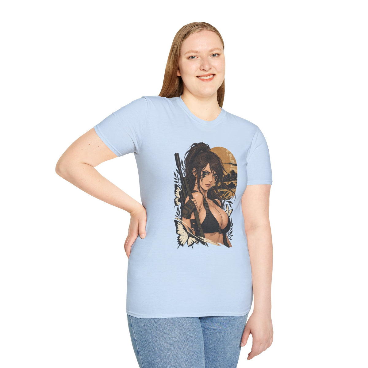 Quiet | Metal Gear | Anime Style Pin Up Gamer Girl T Shirt