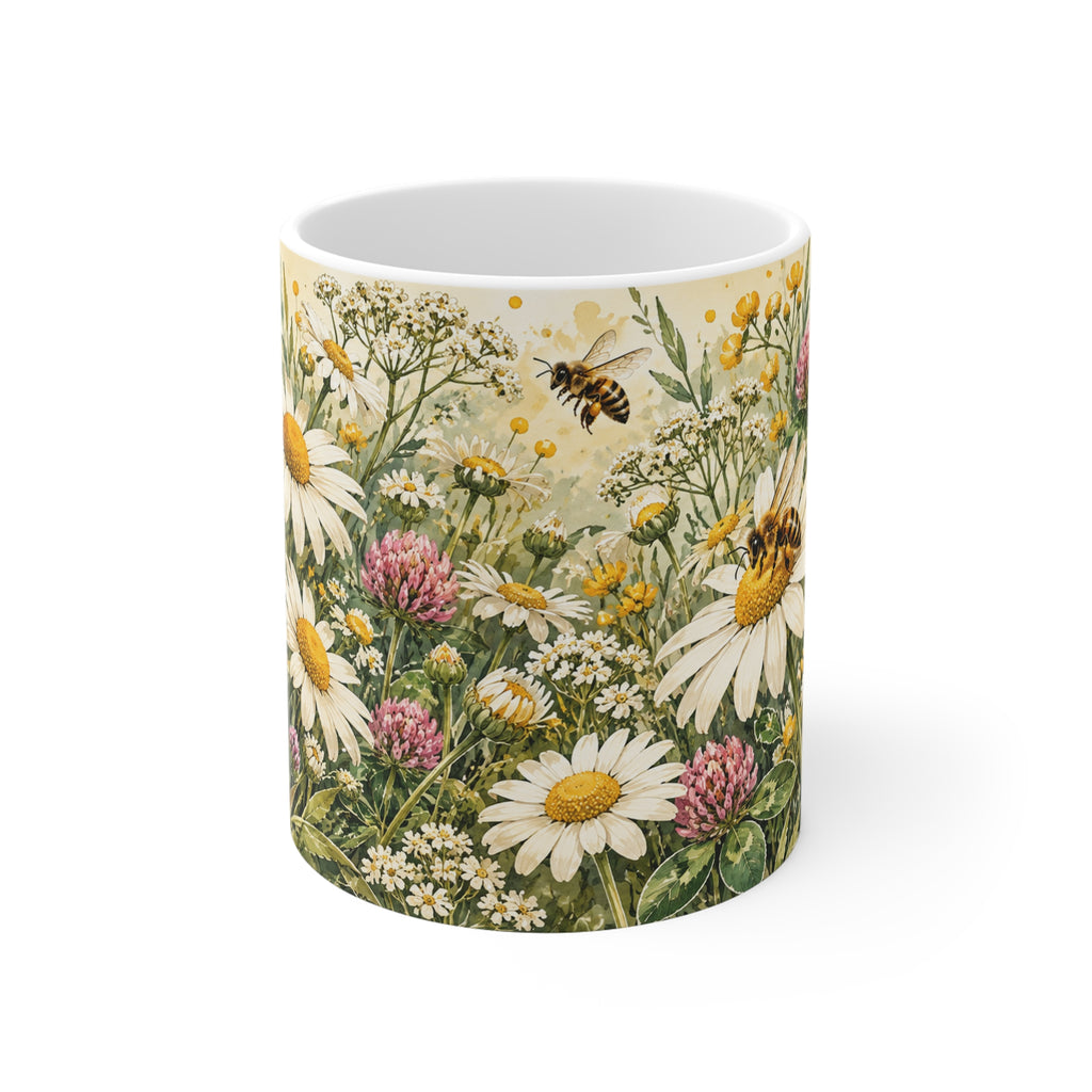 Bee Garden | Botanical Nature Lover Coffee Cup Gift (11oz)