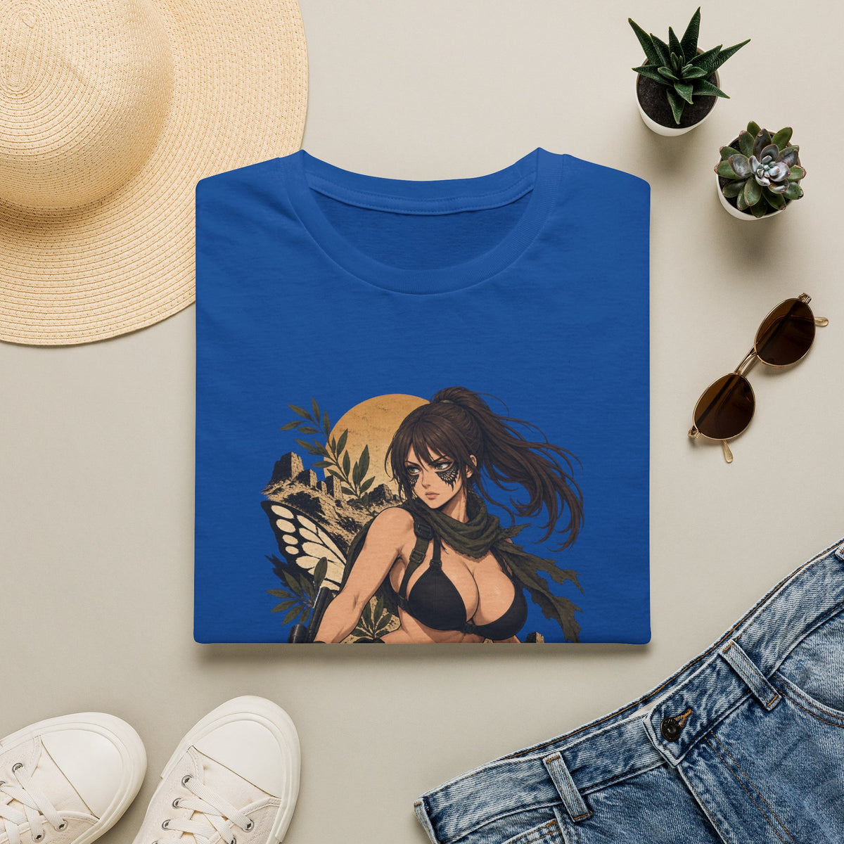 Quiet | Sexy Metal Gear Pin Up Girl | Anime Style Sniper Girl T-Shirt