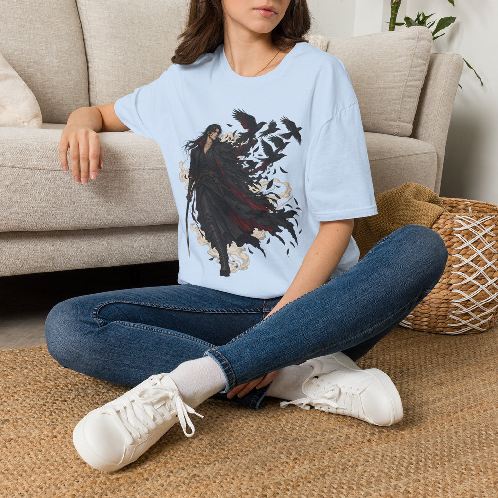 Dark Samurai | Raven Warrior Spirit | Graphic T Shirt