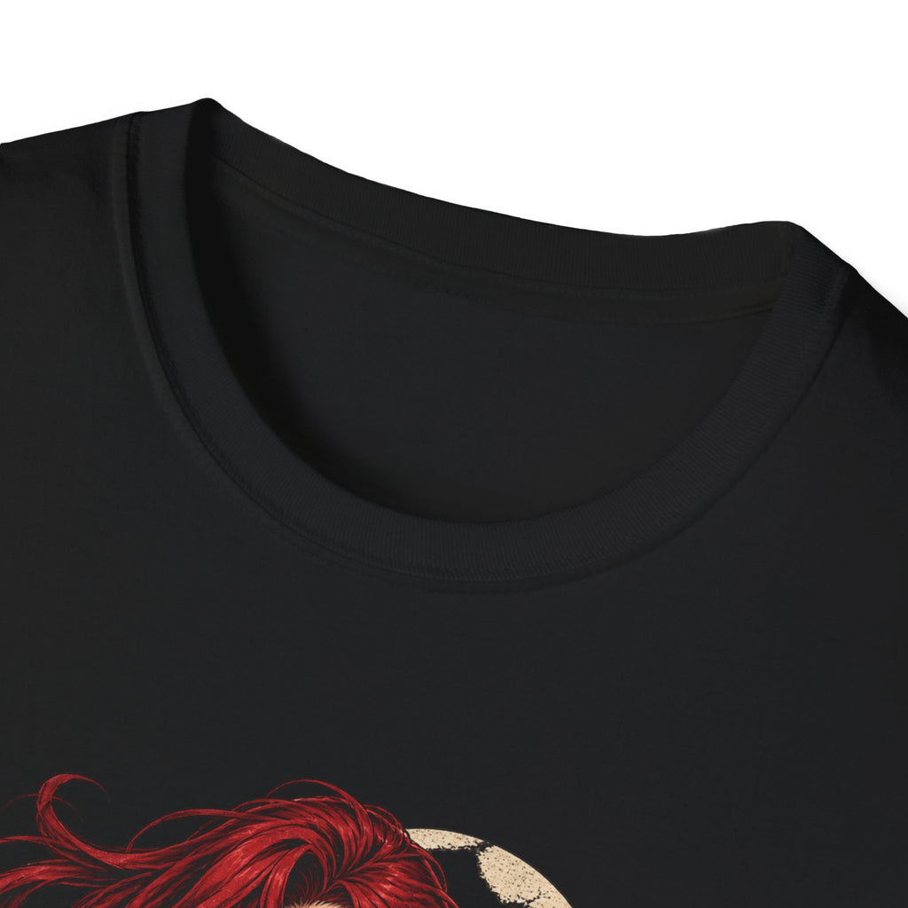Crimson Dusk | Sexy Gothic Hannya Mask Pin up Woman T-Shirt