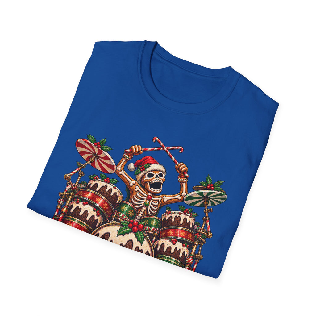 Gingerbread Headbangers | Drummer Christmas T-Shirt
