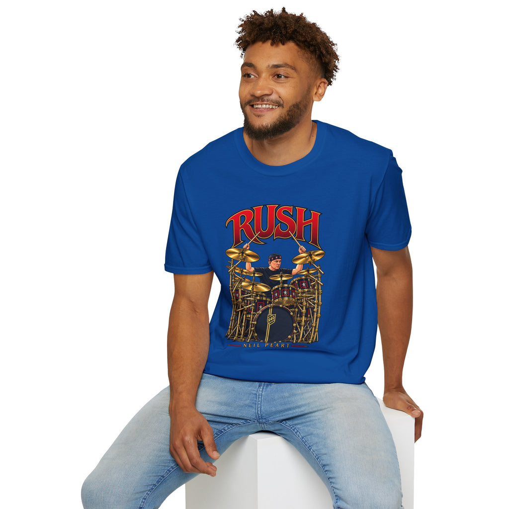Rush | Neil Peart Drum Solo | Prog Rock Drummer Graphic T-Shirt