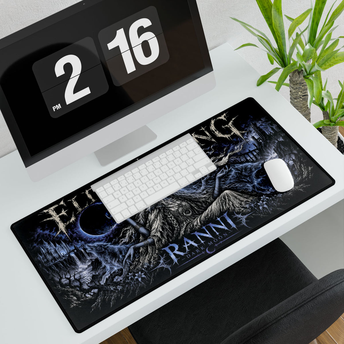 Elden Ring 'Ranni' Gaming Desk Mat | Large PC Mousepad