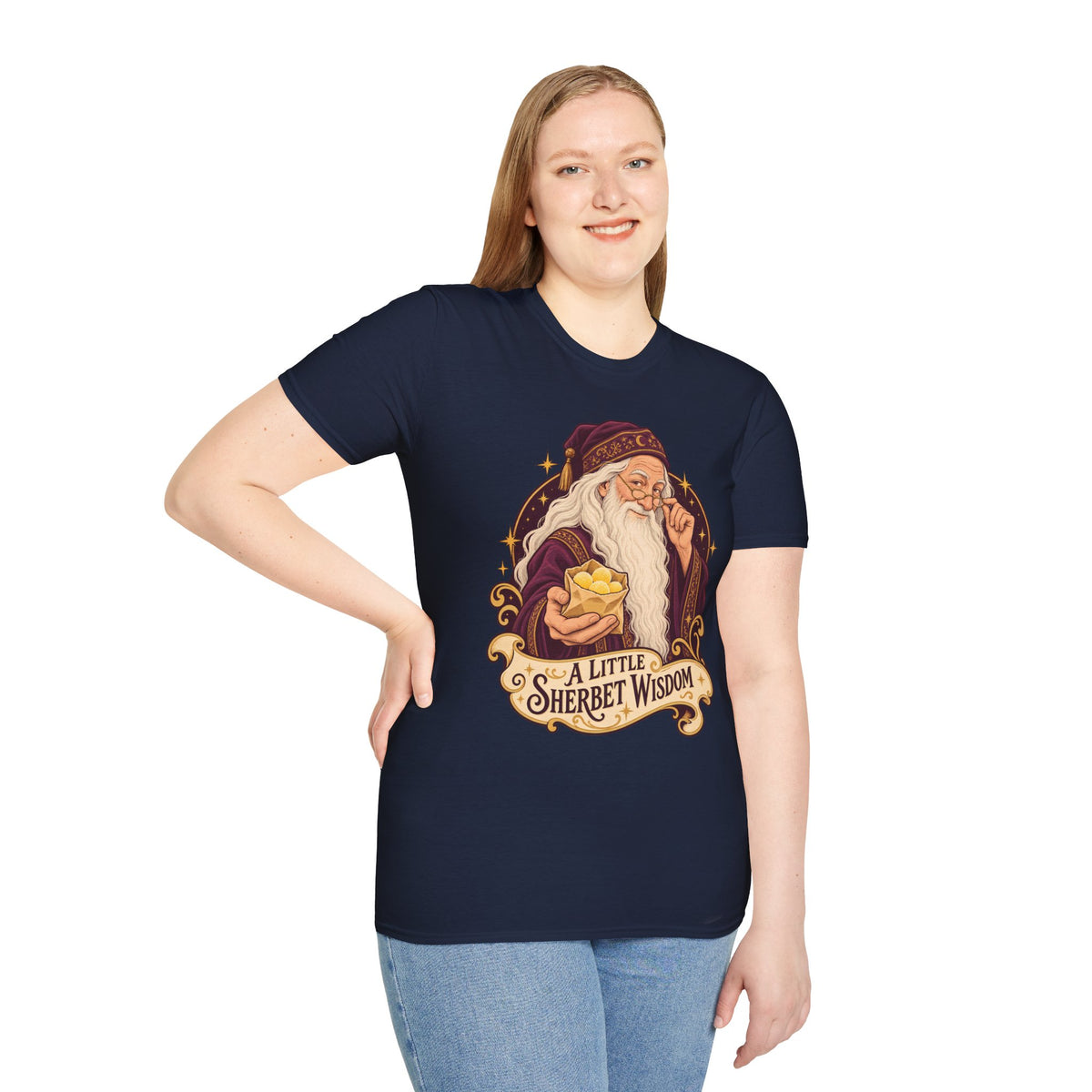 Dumbledore | Sherbet Lemon? | Harry Potter Illustration T‑Shirt