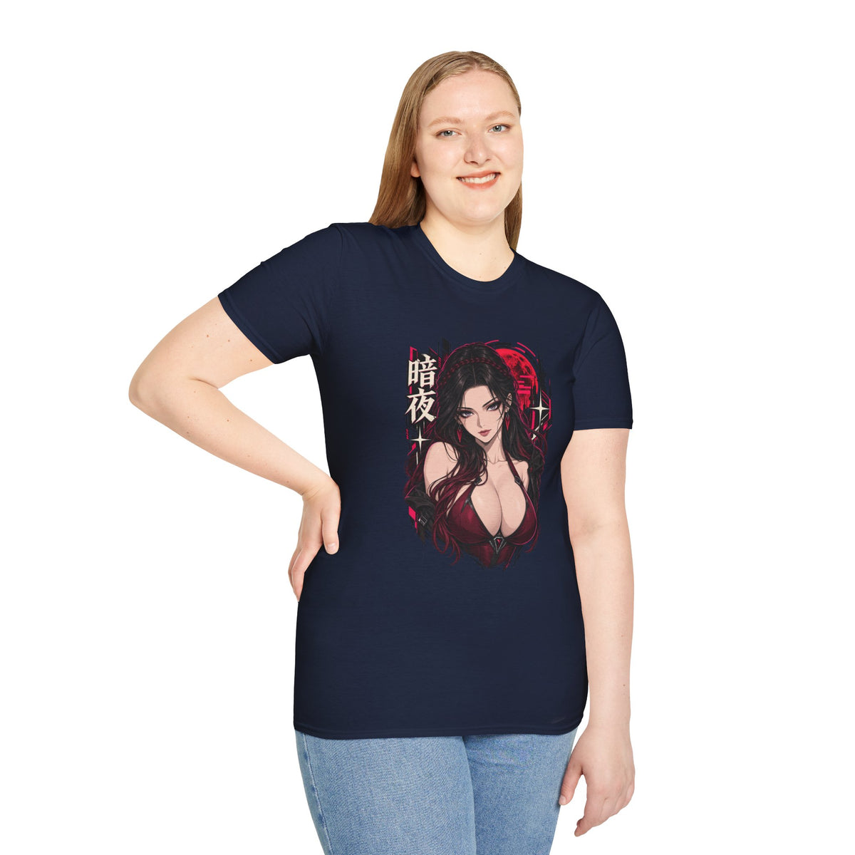 Noir | Sexy Anime Vampire Pin Up Girl | Waifu T-Shirt