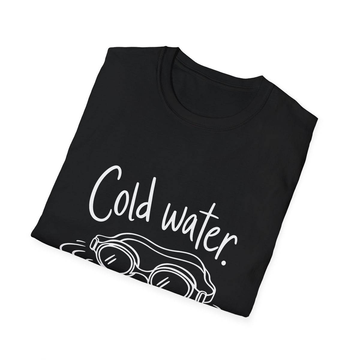 Wild Swimmer Gift | Cold Water. Colourful Language | Graphic Tee